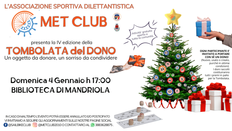 Versione copertina della Locandina la Tombola del Dono
